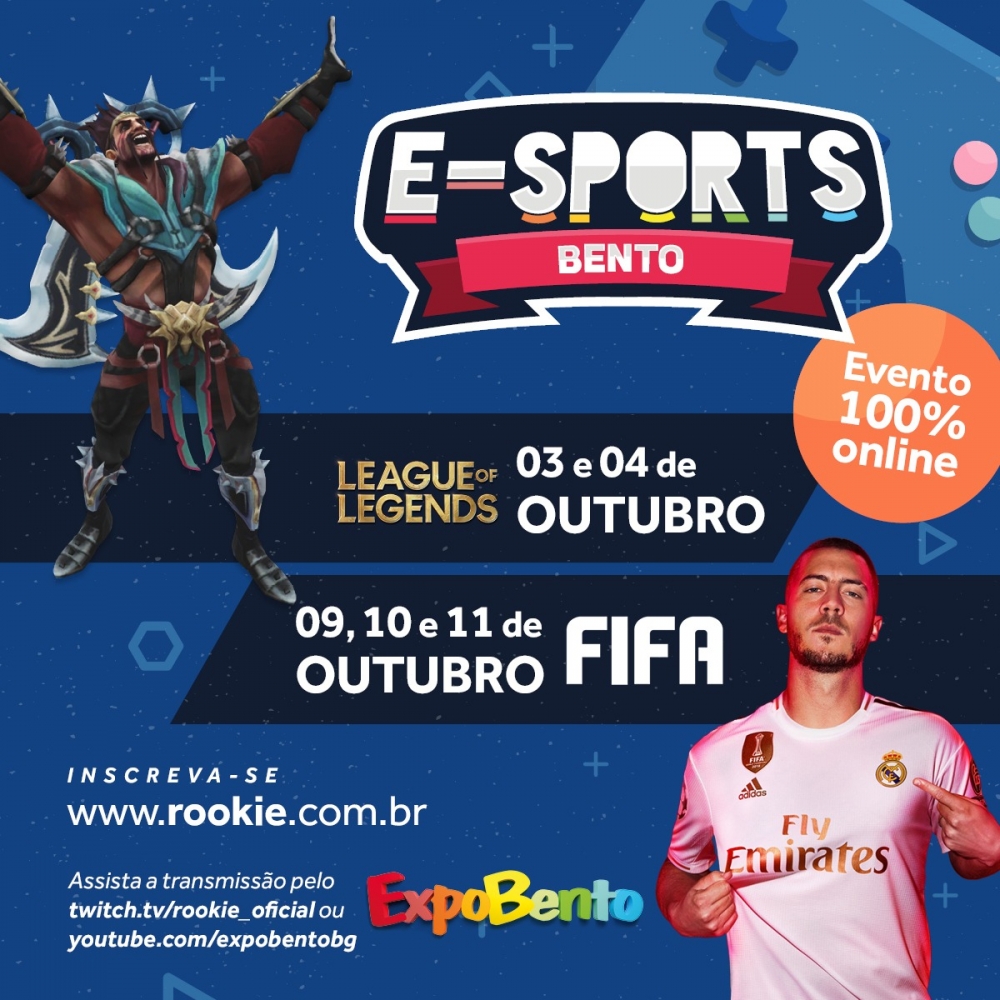 ExpoBento lança ‘E-Sports Bento’ com campeonatos de games eletrônicos e palestras virtuais